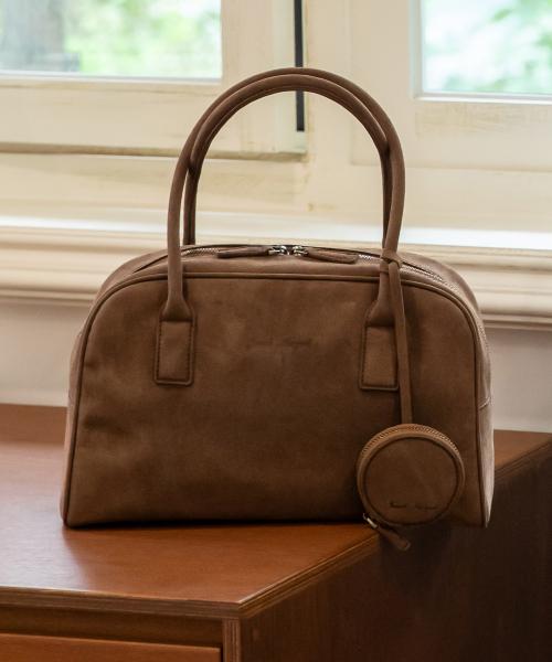 Stellar suede boston bag_2color