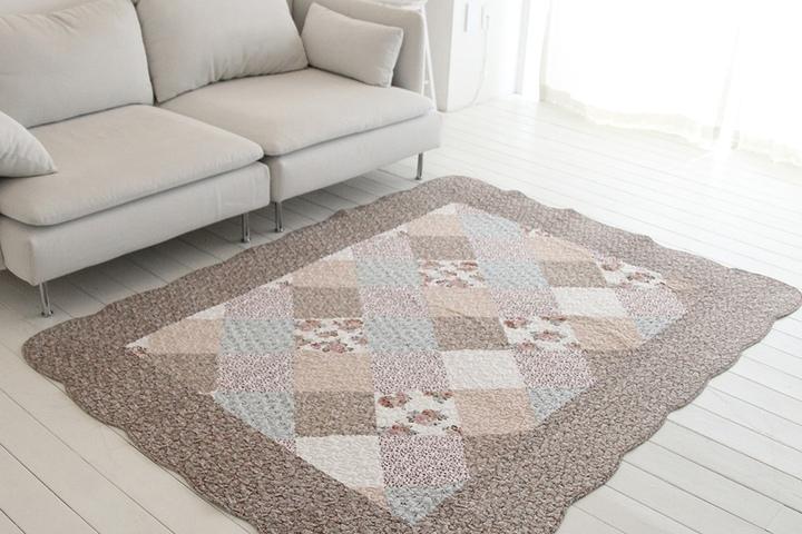 보들보들 사계절 워싱카페트 거실러그  2size 2colors