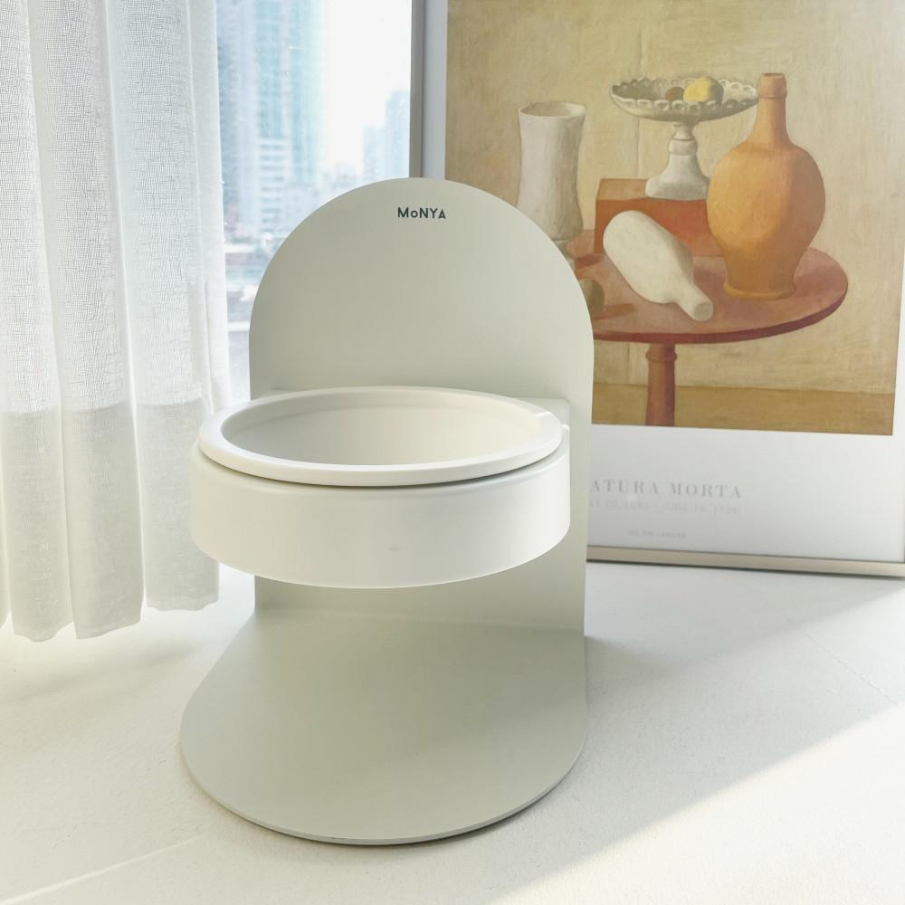 [모냐] 마그넷 테이블+이지 핏 보울 1개세트/ 고양이 높이조절 식기 도자기 세라믹 밥그릇