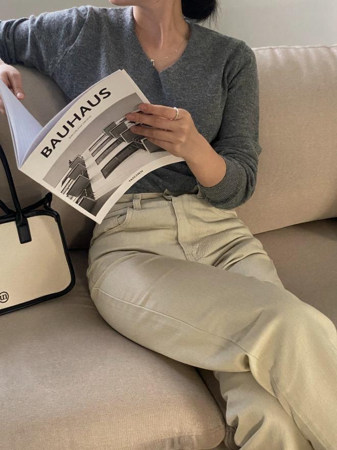 아드리나 캐시 스퀘어 니트 4color