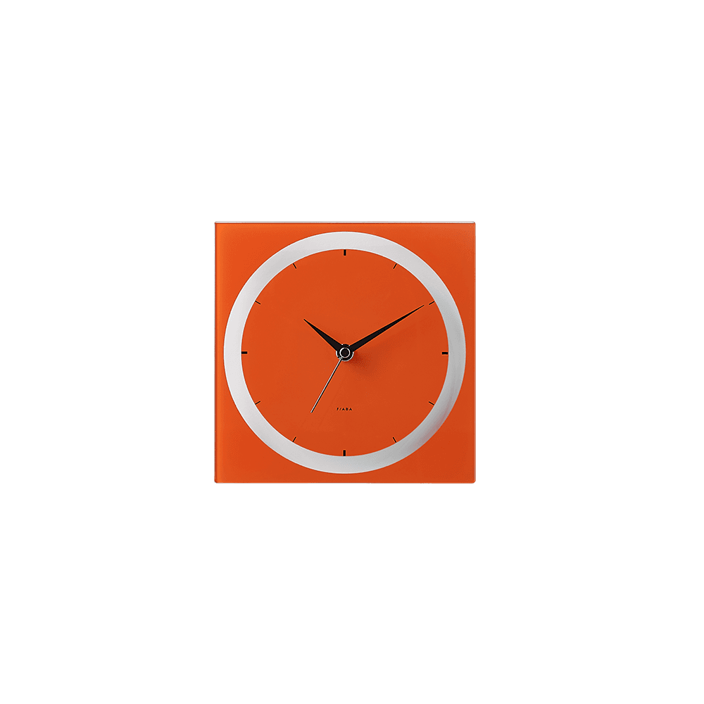 플로이 벽시계_레디시 오렌지