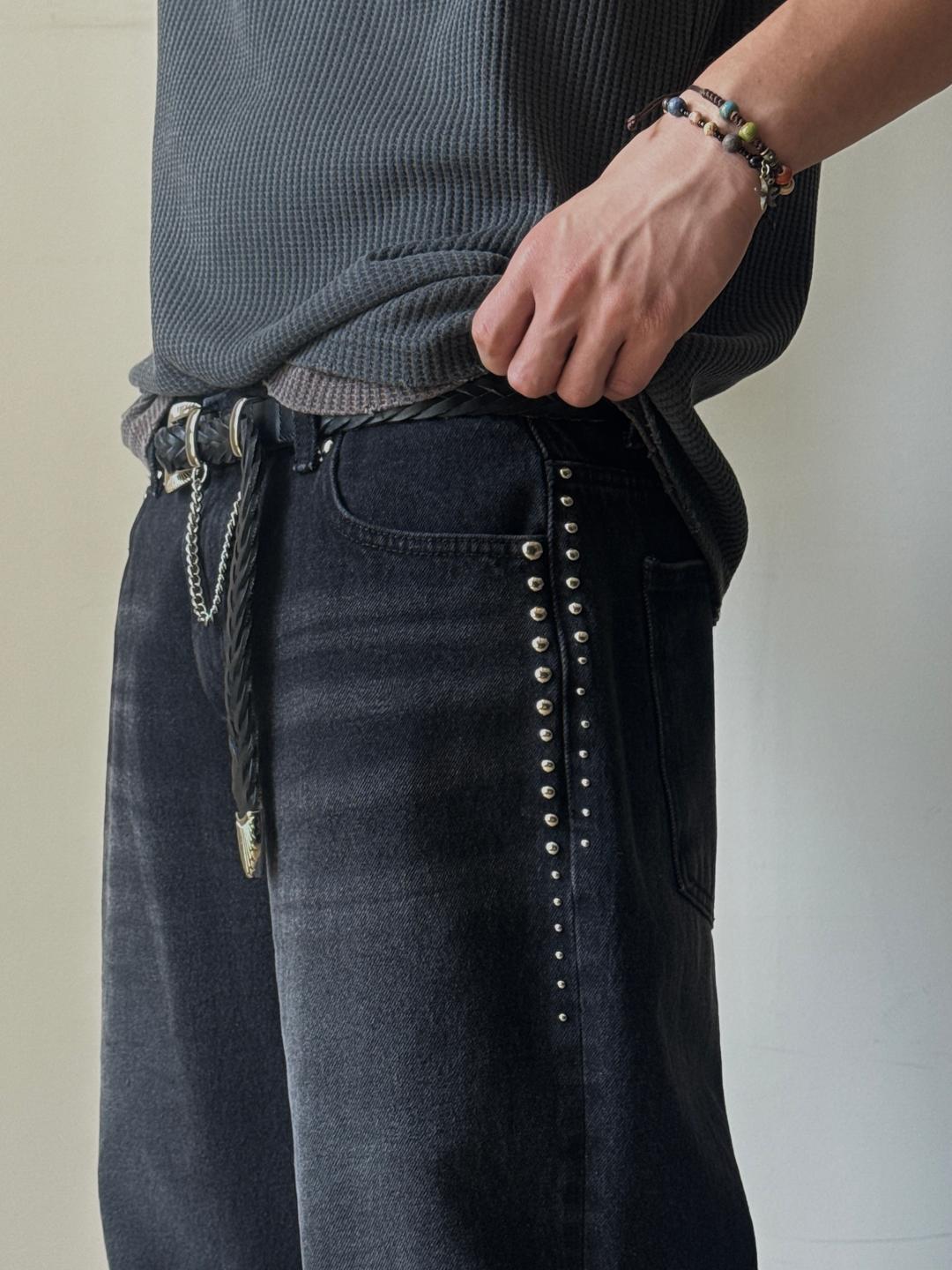 Mond stud jean(2Color)