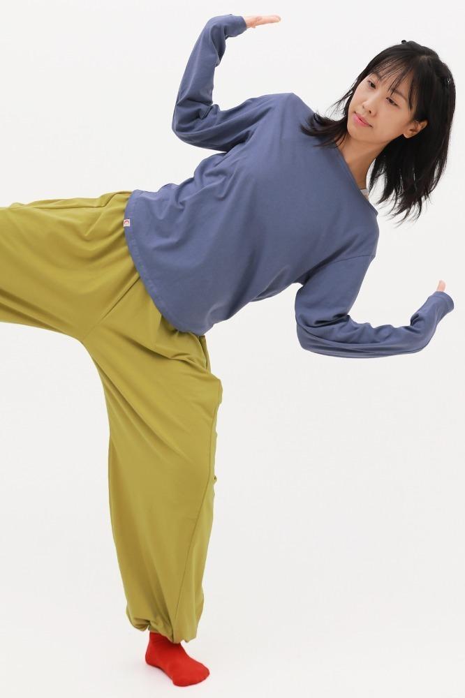 Mukha cover top [ dusty blue ]