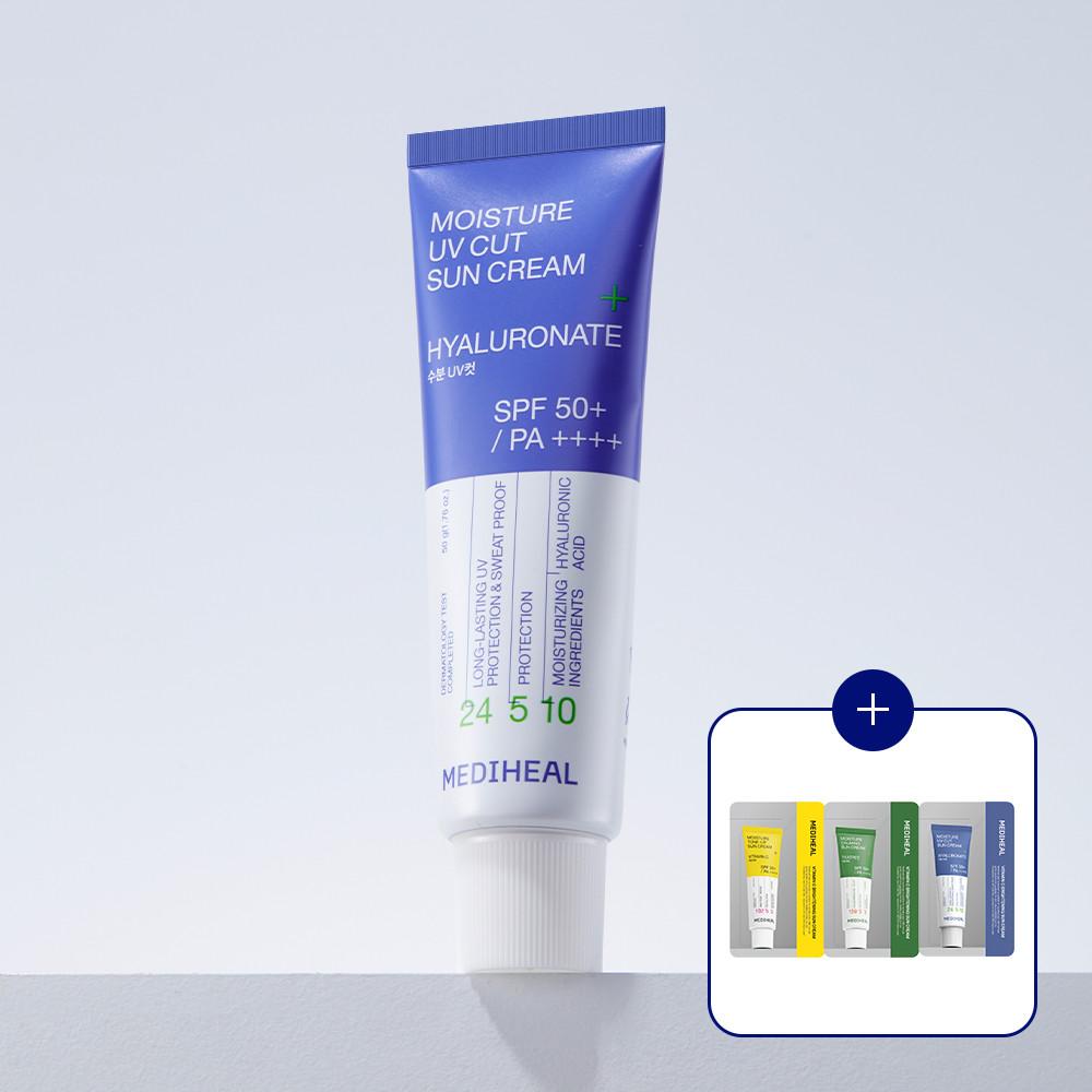 메디힐 수분 유브이컷 선크림 50ml (SPF 50+, PA++++) / NEW 선크림 3종 샘플 증정