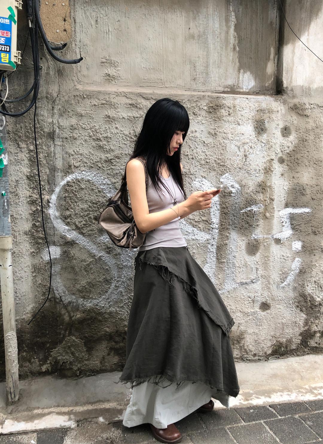 이이알하우스 Hull skirt (3C)