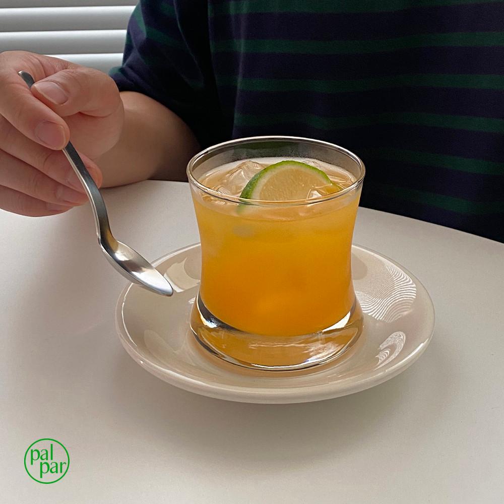 [palpar]스커트 글라스 언더락 위스키 잔 홈카페 아이스 커피잔 특이한 미니 유리컵