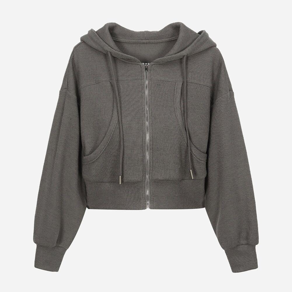 투웨이지퍼 후드 스웻셔츠_T239MST904W