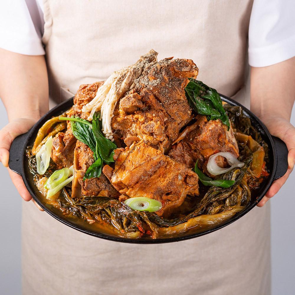 무료배송 우거지 뼈다귀 감자탕 3kg 뼈 해장국 [원산지:상세설명에 표시]