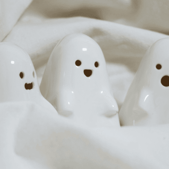 할로윈을 착각한 유령 도자기 무드등