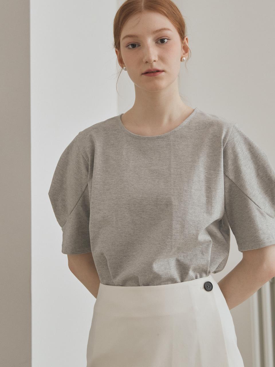 LEEF PUFF T-SHIRT - GREY