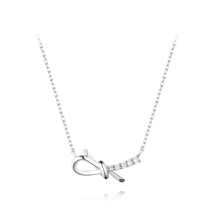 [스톤헨지] Love knot 실버 목걸이 SA24C51T