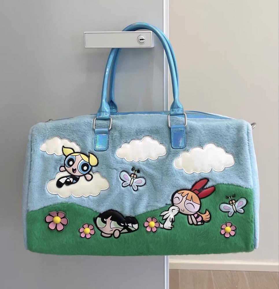 The Powerpuff Girls 파워퍼프걸 보스턴백 가방 루스빈