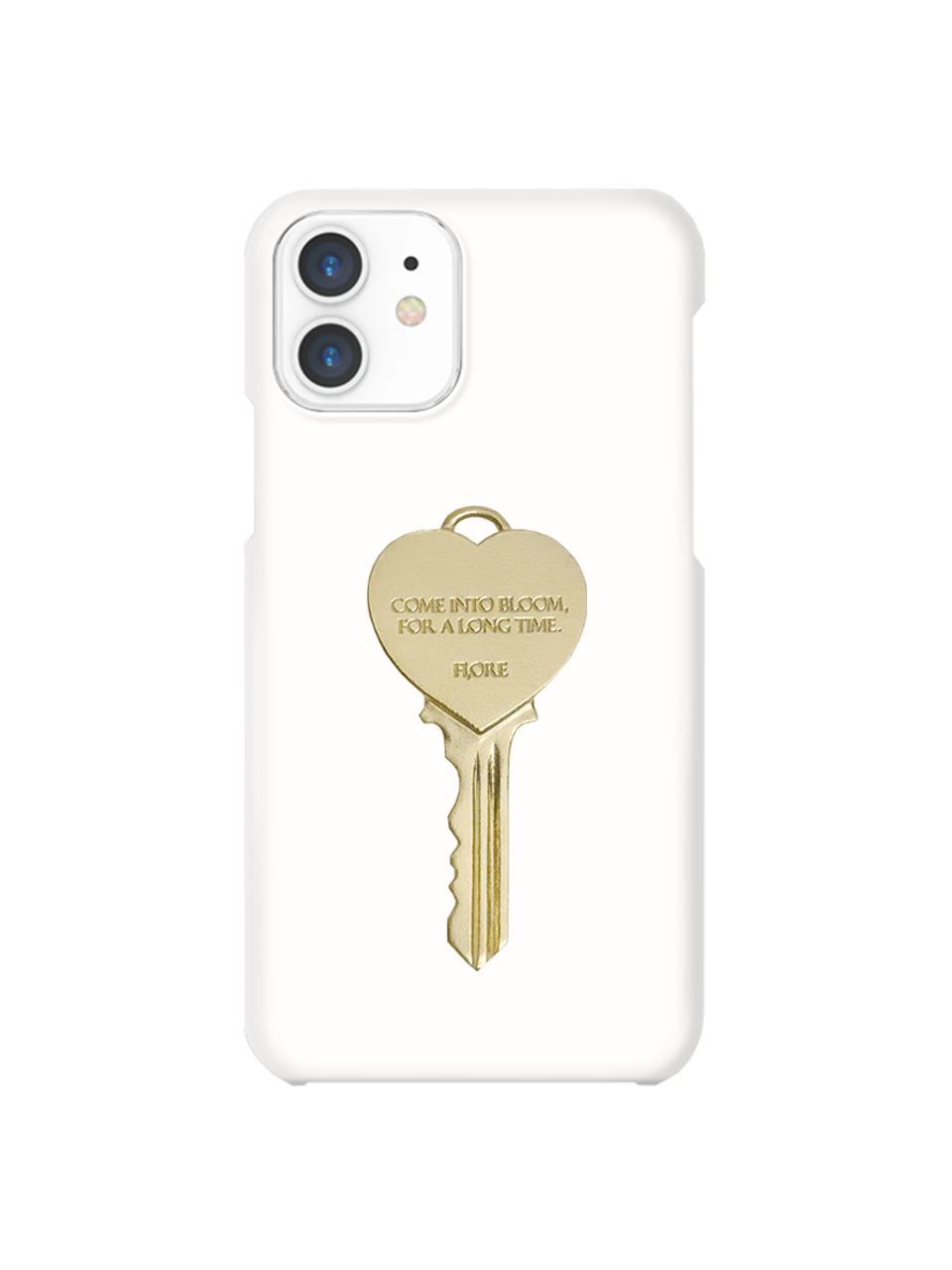 heart key case (hard_white)