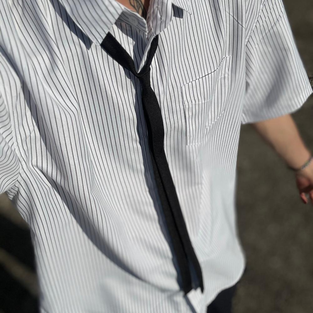 남자 넥타이 자동 슬림넥타이 20대 여름 다크네이비