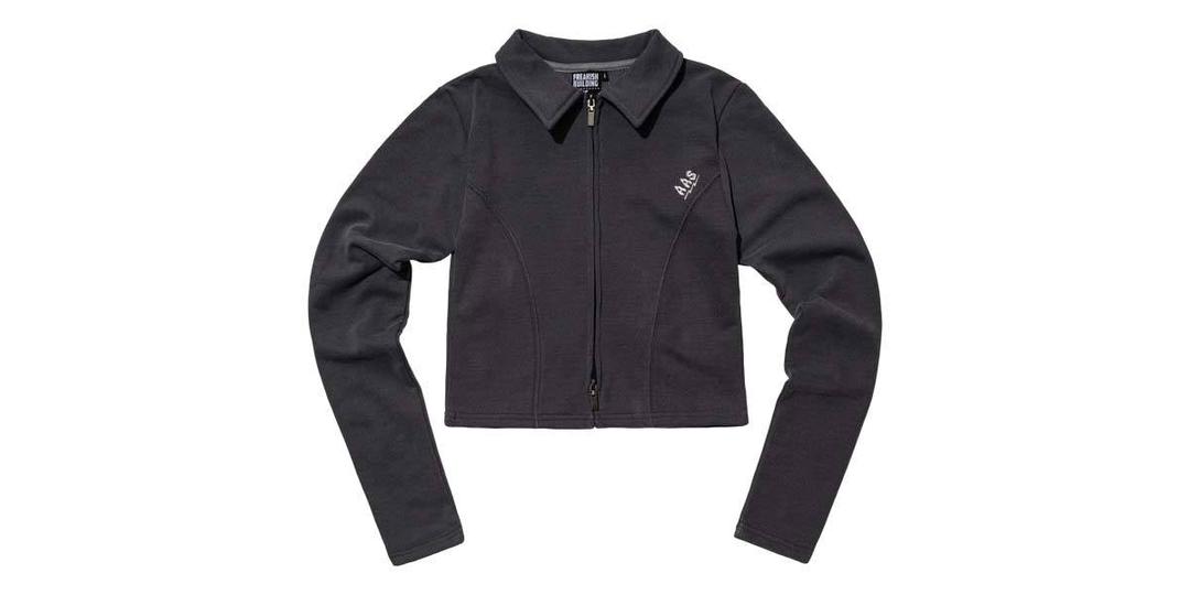 VANISH PIGMENT CROP ZIP-UP