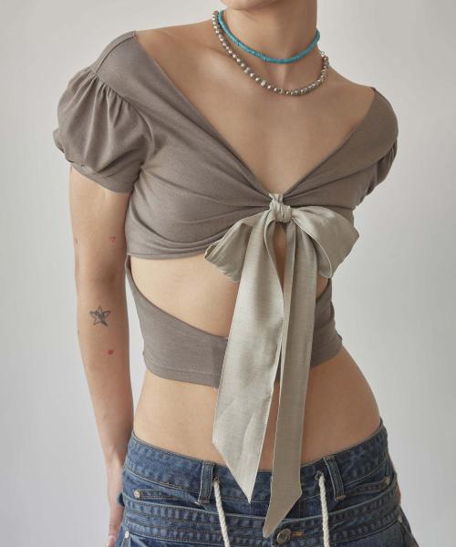 Princess 2way Tee Mocha