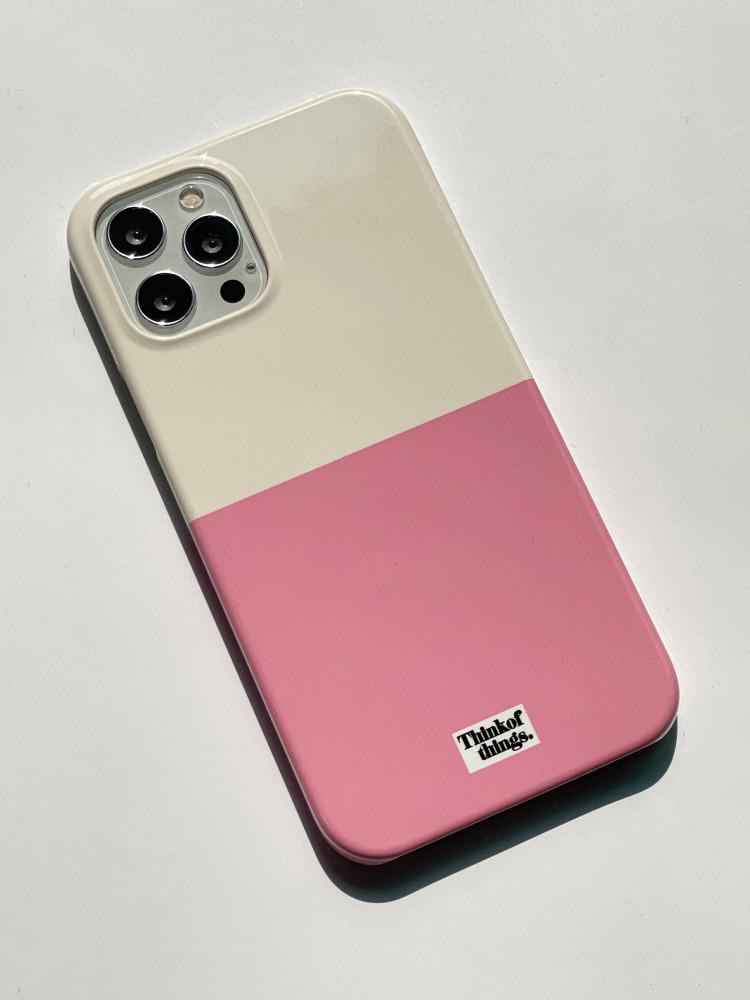 [띵크오브띵스]Capsule Pill Hard Phone Case Pink