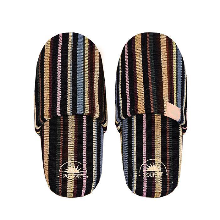 Bohemian Room Shoes - Black (2 Size)