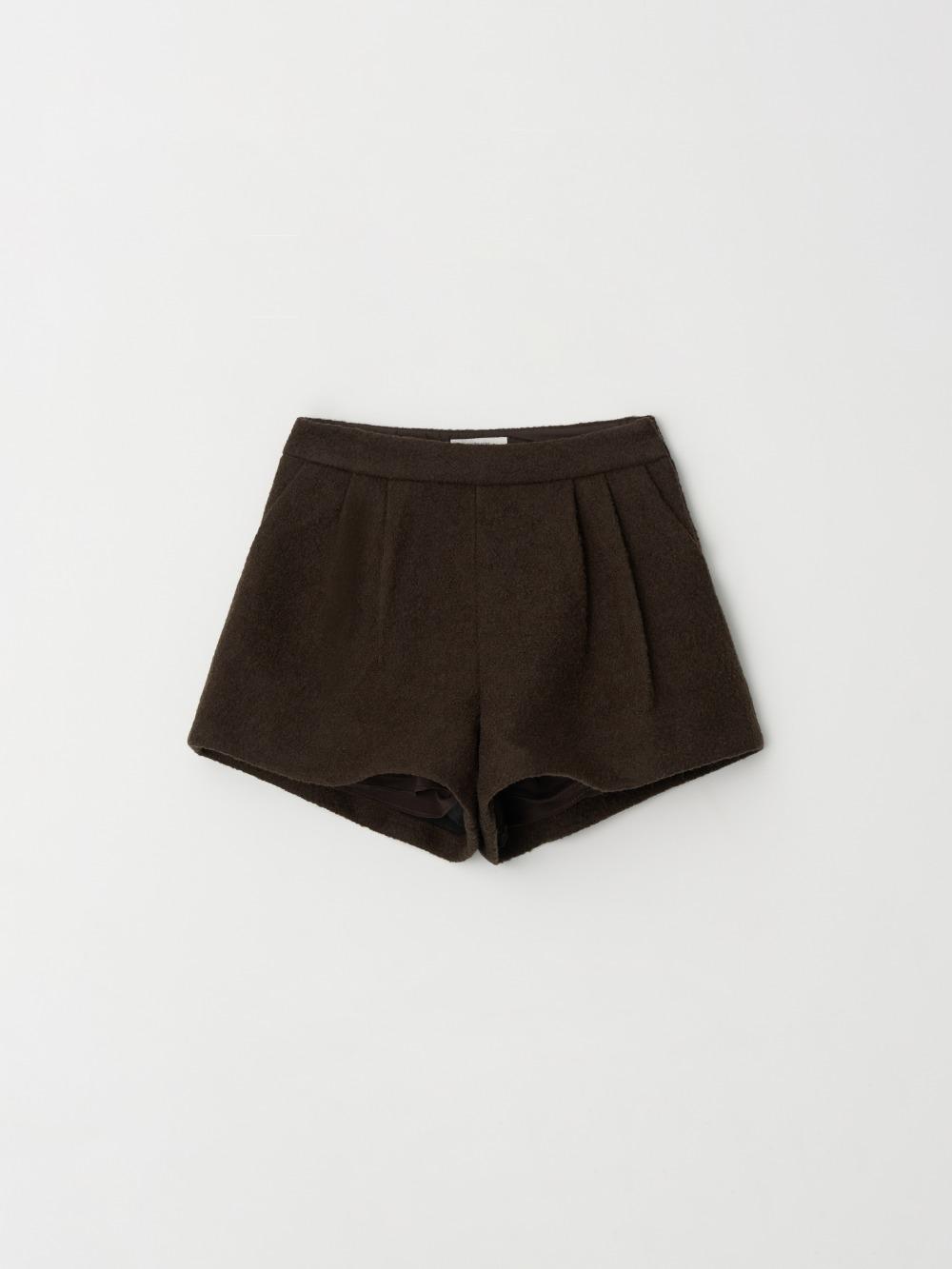 제니오 울 핀턱 쇼츠