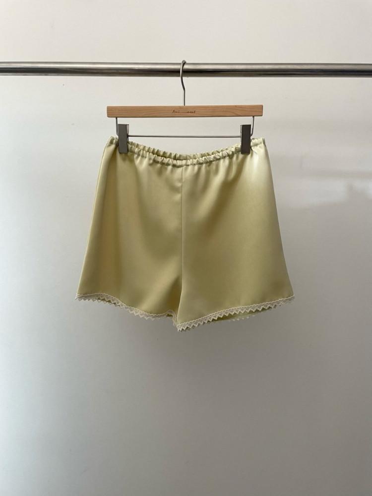 24SS amiment 아미먼트 소피 숏츠 밴딩 레이스