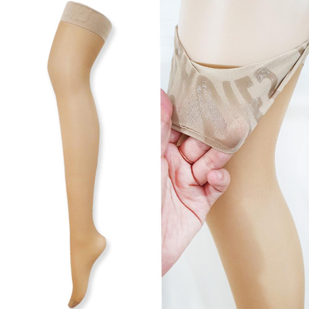 흘러내리지않는 고탄력 실리콘 밴드 스타킹 허벅지 스타킹 시스루