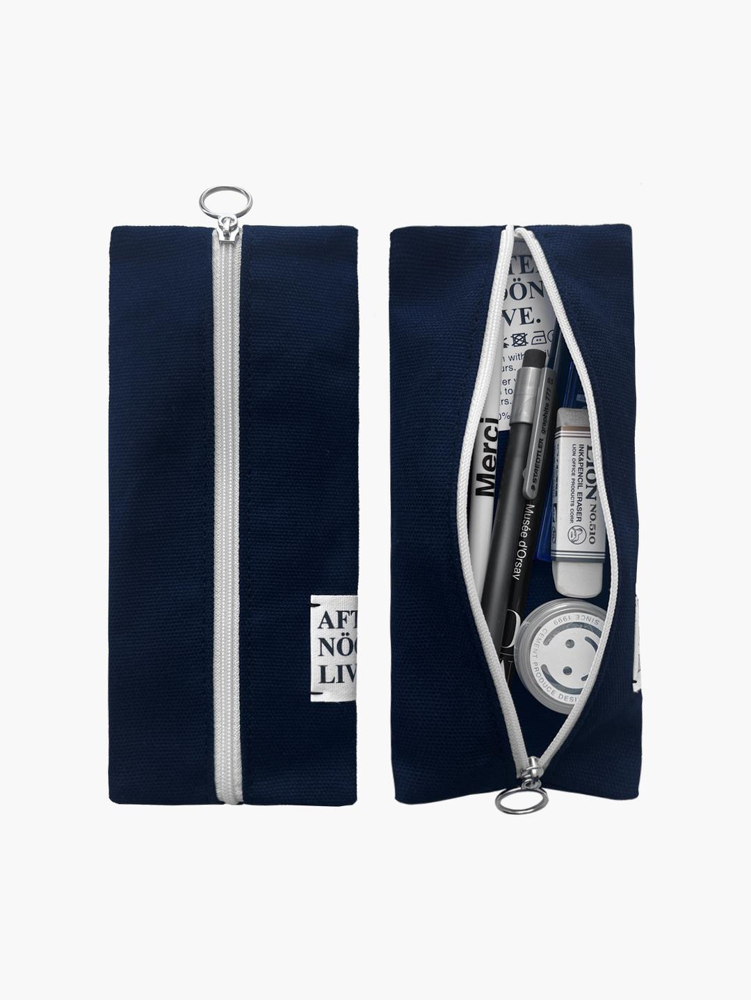 Afternoonlive Basic Pen Case (Deep Navy)