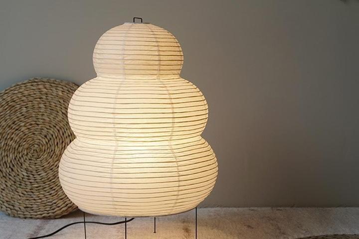 [해외] 페이퍼램프 클라우드 3단 한지 단스탠드 인테리어조명