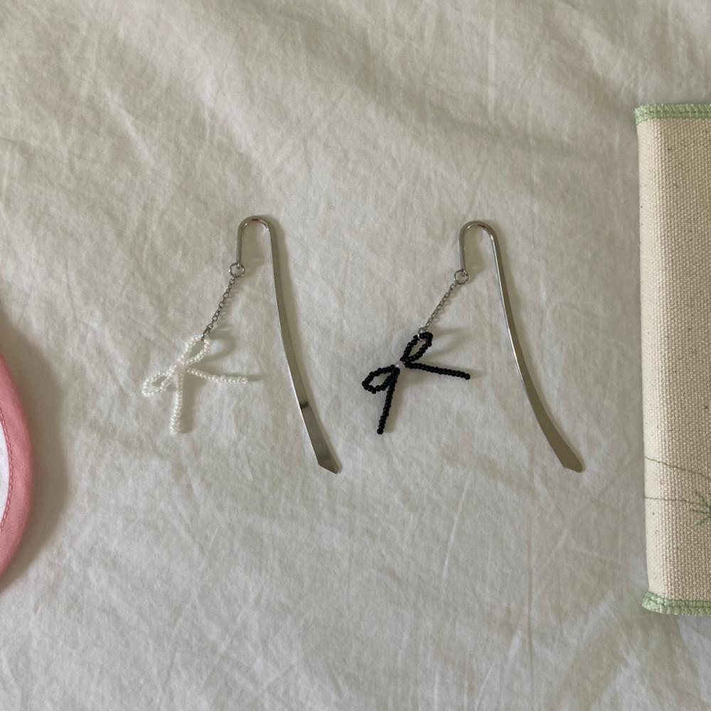 [kiso⋆키소] ribbon chain bookmark (2colors)