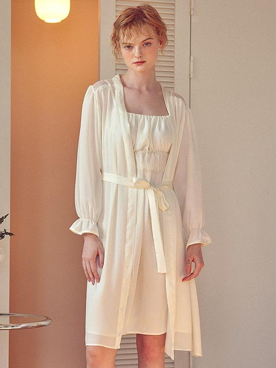 3594-BAAHG 이네즈 가운 Cream