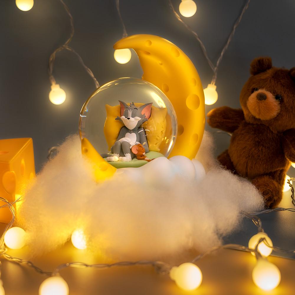 톰과 제리 - 치즈 문 스노우 글로브 피규어 소프스튜디오