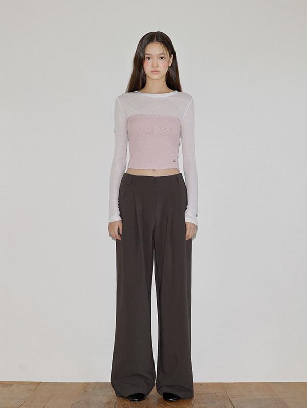 [3rd 재입고] GAVE WOOL SLACKS (DEEP BROWN)