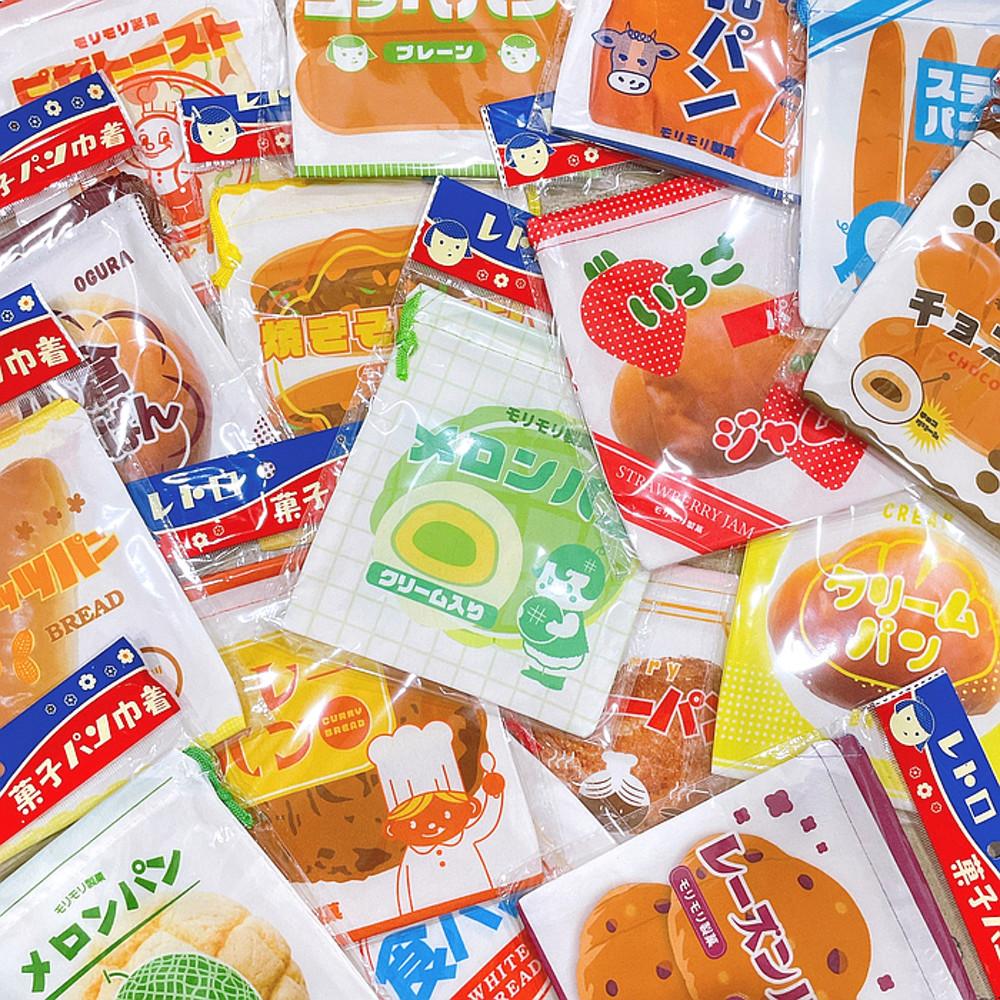 일본 고전 레트로 디저트 조이개 파우치