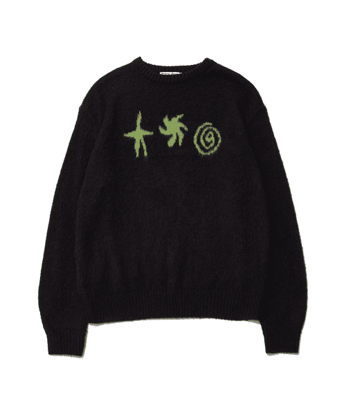 DOODLE KNIT - BLACK