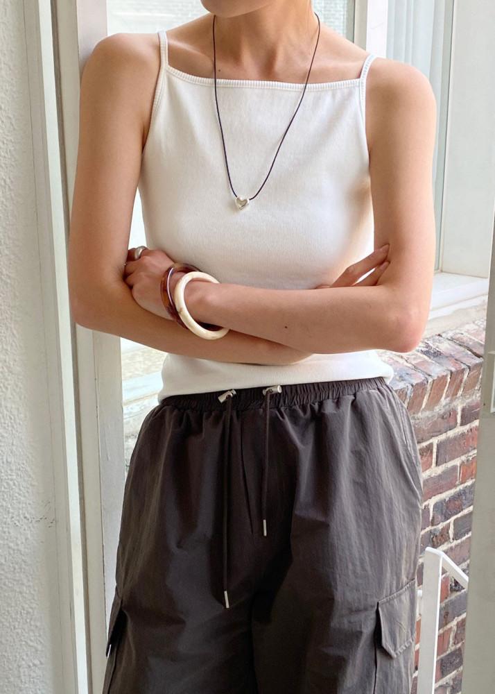 골지 보트넥 캡 나시 (3color)