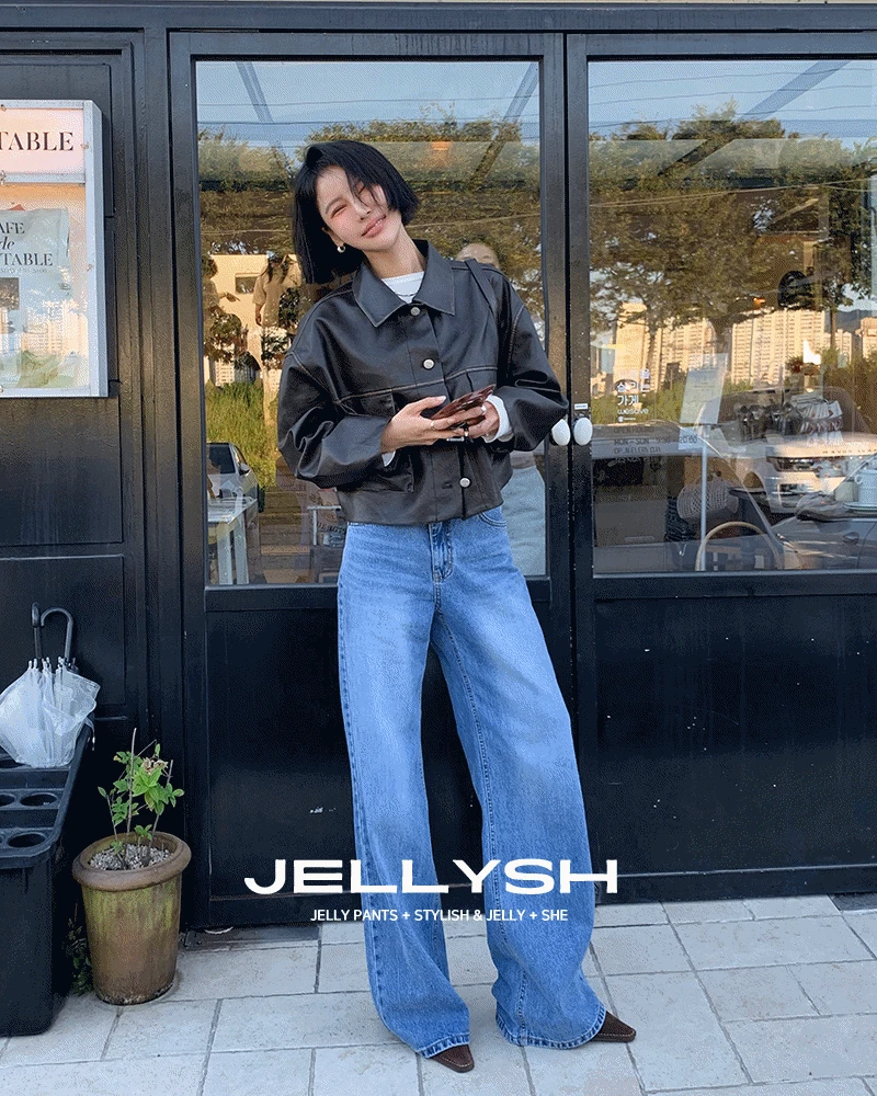 JELLSH 젤리쉬 뒷절개 오버와이드_pt