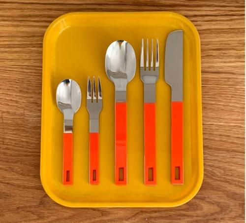 블럭 커트러리 - 오렌지