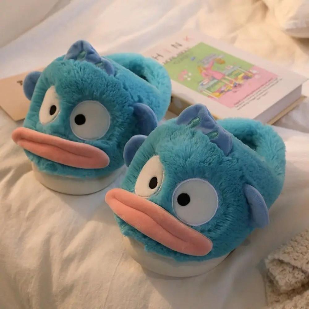 산리오 한교동 포차코 털 신내화 귀여운 겨울 슬리퍼