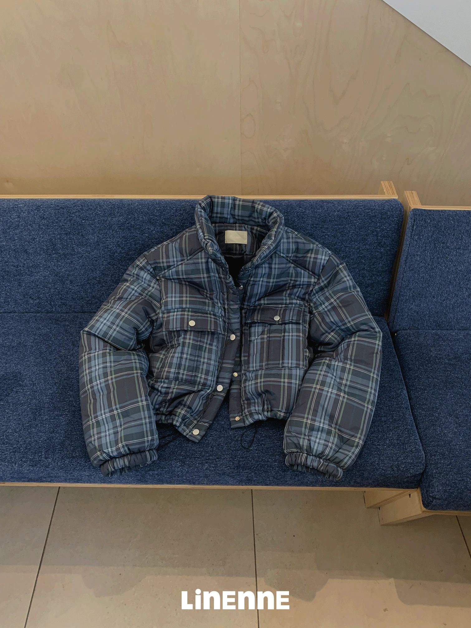 paul check padded jumper (check)