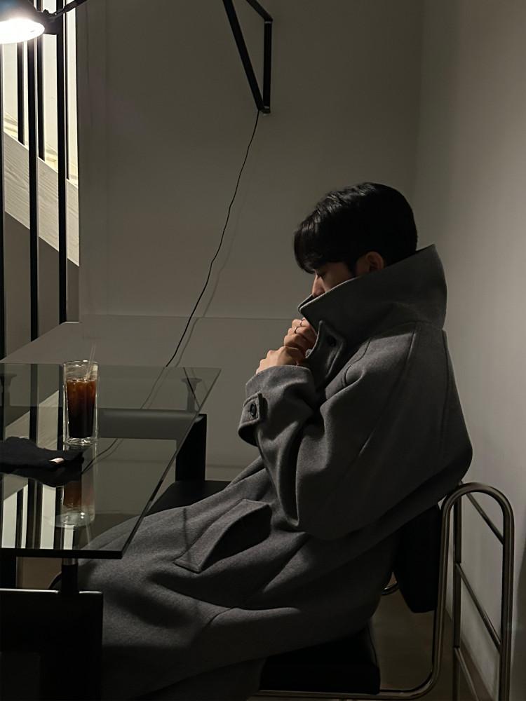 하이 울 발마칸 코트 (2color)