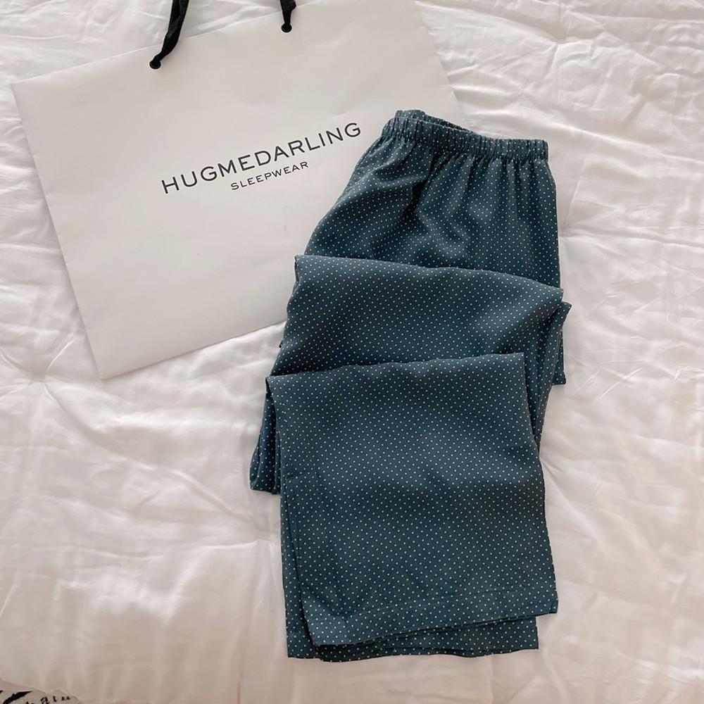 [커플] 옐로이 레이온 긴잠옷바지 (9부)