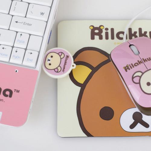 리락쿠마 동글동글 USB Drive [8GB] [핑크] [H]