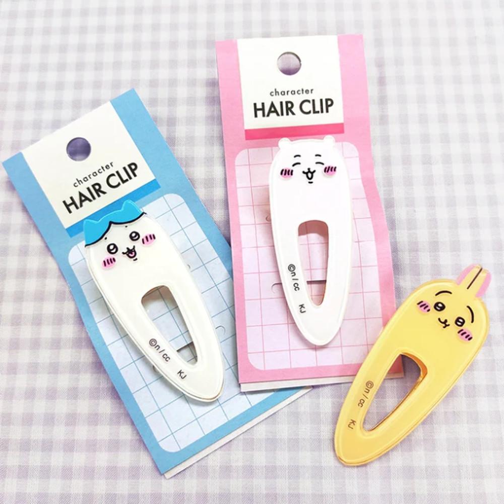 카미오 치이카와 헤어 핀 클립 삔 하치와레 굿즈 우사기 일본 직구