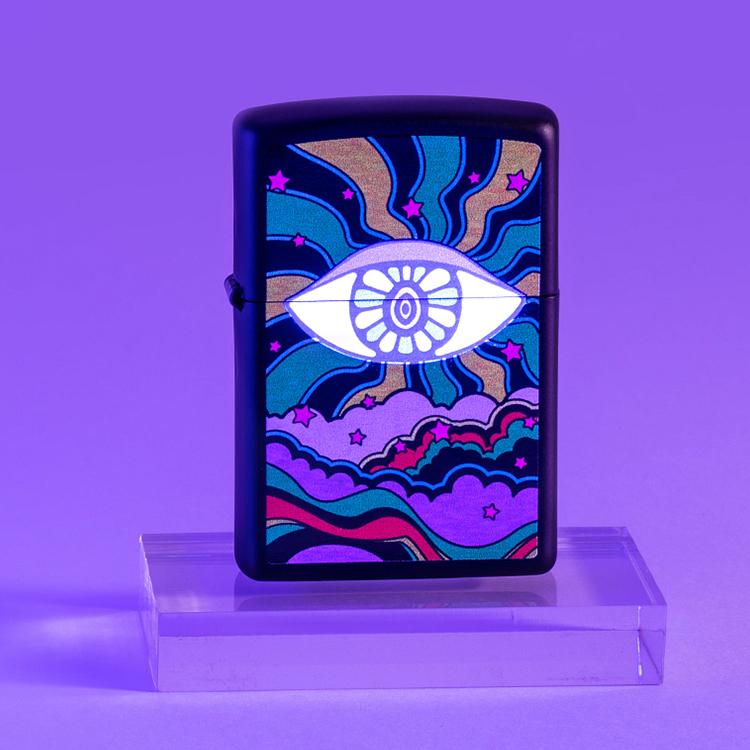 [사은품 3종증정]ZIPPO 49699 Black Light Eye Design