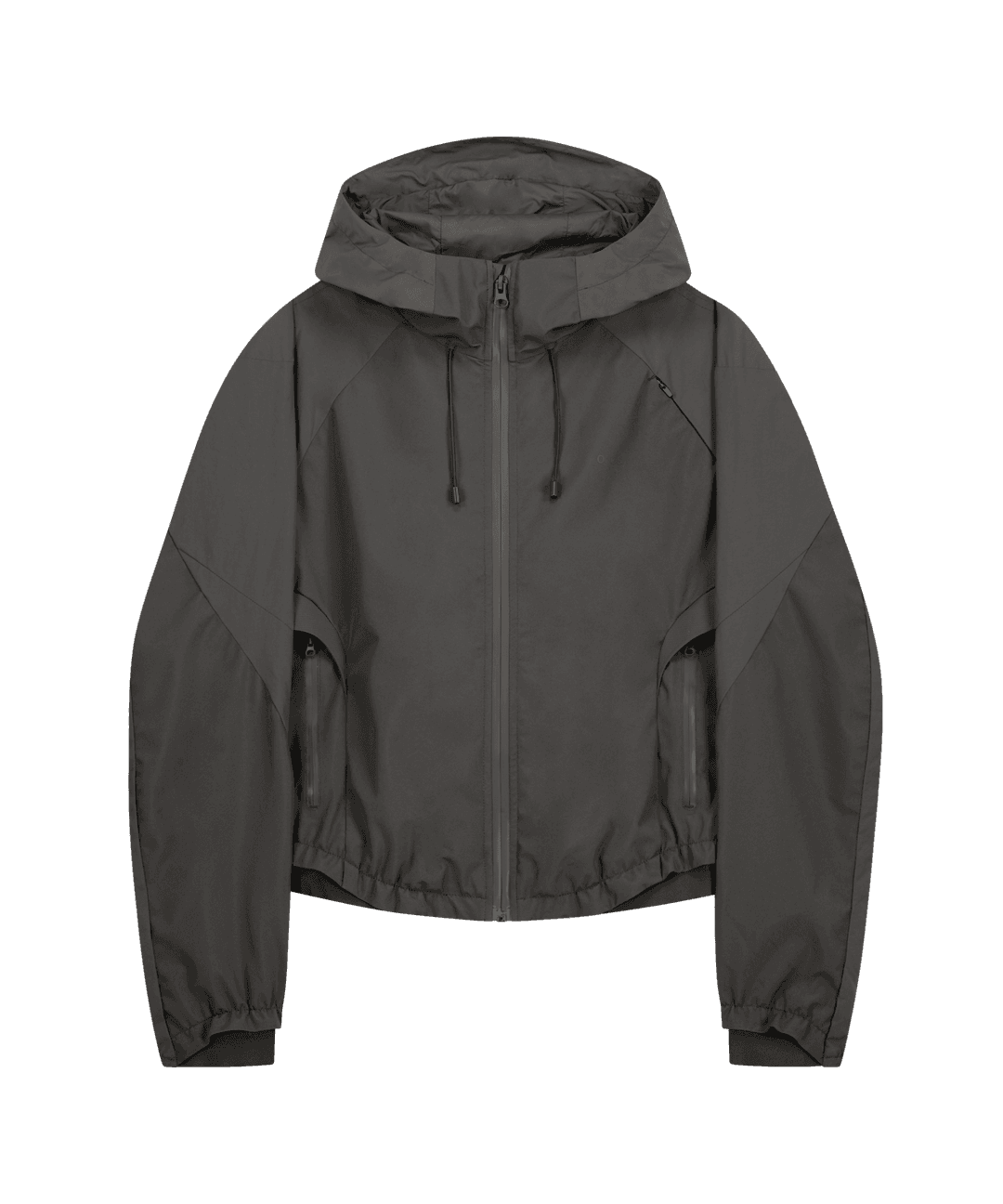 [3/10 예약배송] Paneled Crop Shell Jacket / Stone Brown