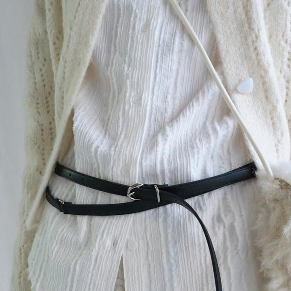 Double Layered Belt (Black)