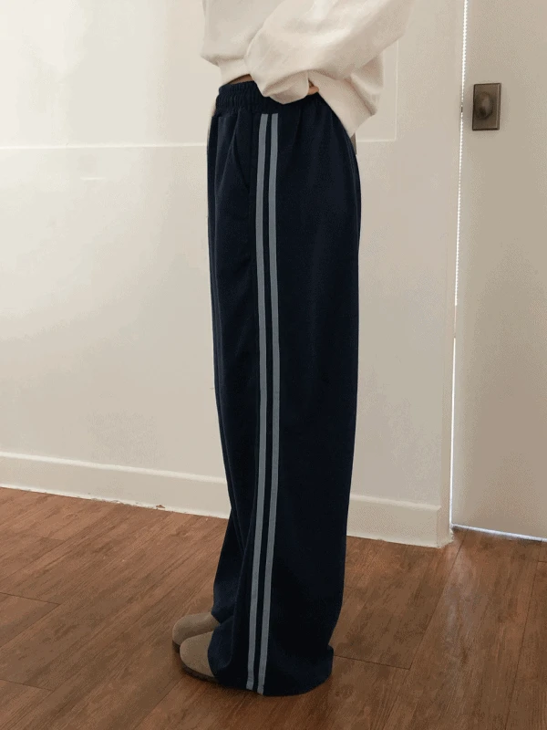 라인 트랙바지 츄리닝