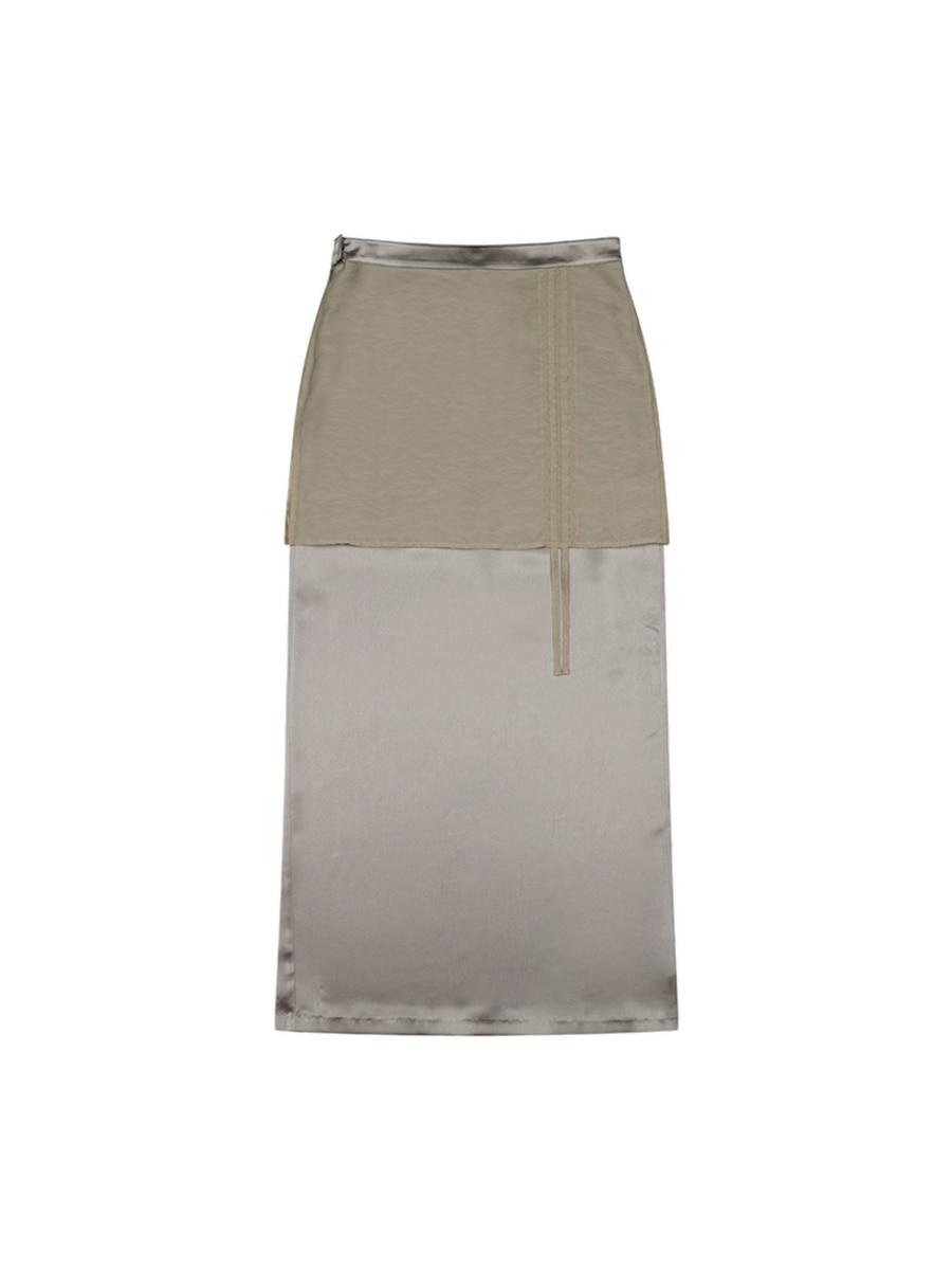 MAXI SKIRT (BROWN)