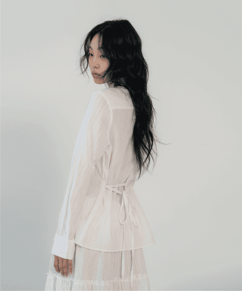 REGULAR FIT BELT SHIRTS (WHITE)