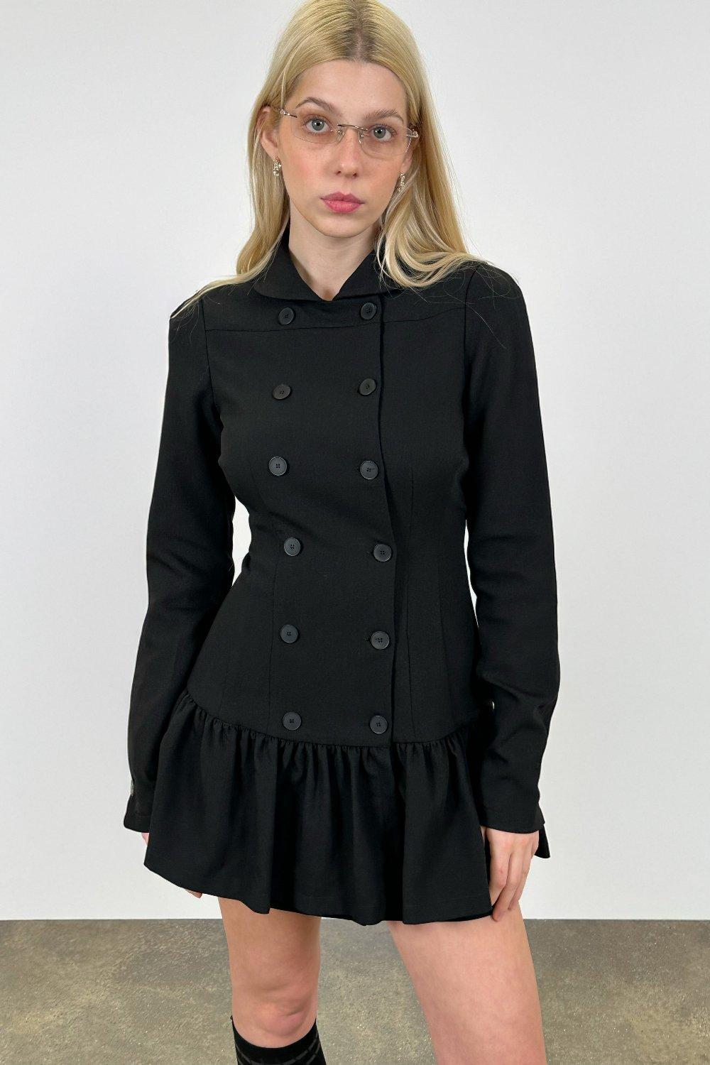 The Romy Dress, Onyx - Onyx / S