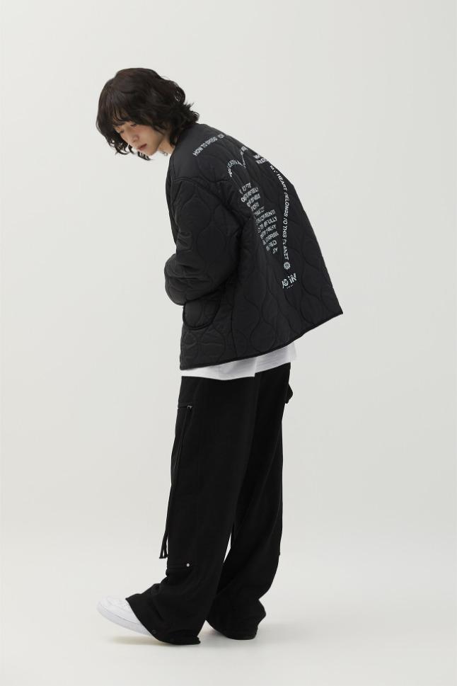 [KOIN SEOUL X MIMTHE] 러브레터 퀼팅 자켓_블랙